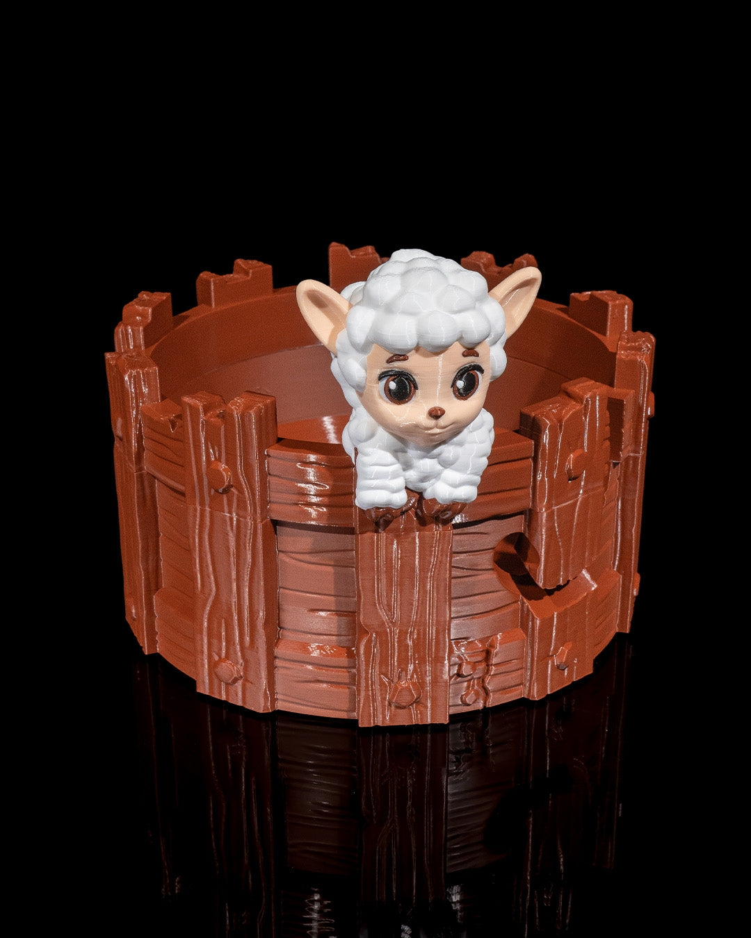 Sheep Kit Yarn Bowl and Hook Case
