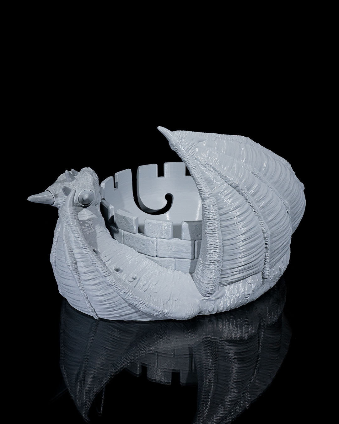 Dragon Yarn Keeper Yarn Bowl and Hook Case
